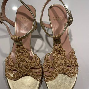 Stewart Weitzman Gold Rope Sandals- 36 (6)